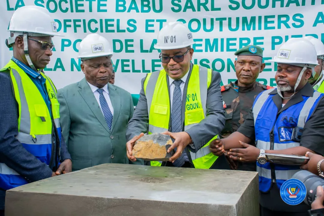 Sud Kivu pose de la première pierre de la prison centrale de Bukavu à