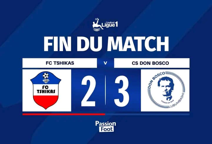 Acp3 Rdc Linafoot-RDC : Tshikas tombe devant Don Bosco (2-3) en groupe A - ACP